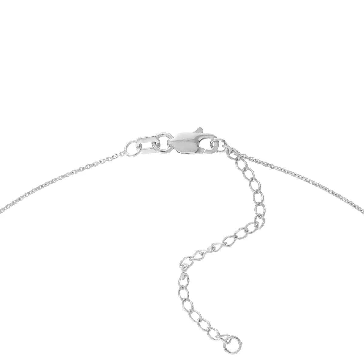 14K Gold E2W Mini Cross Adj Necklace