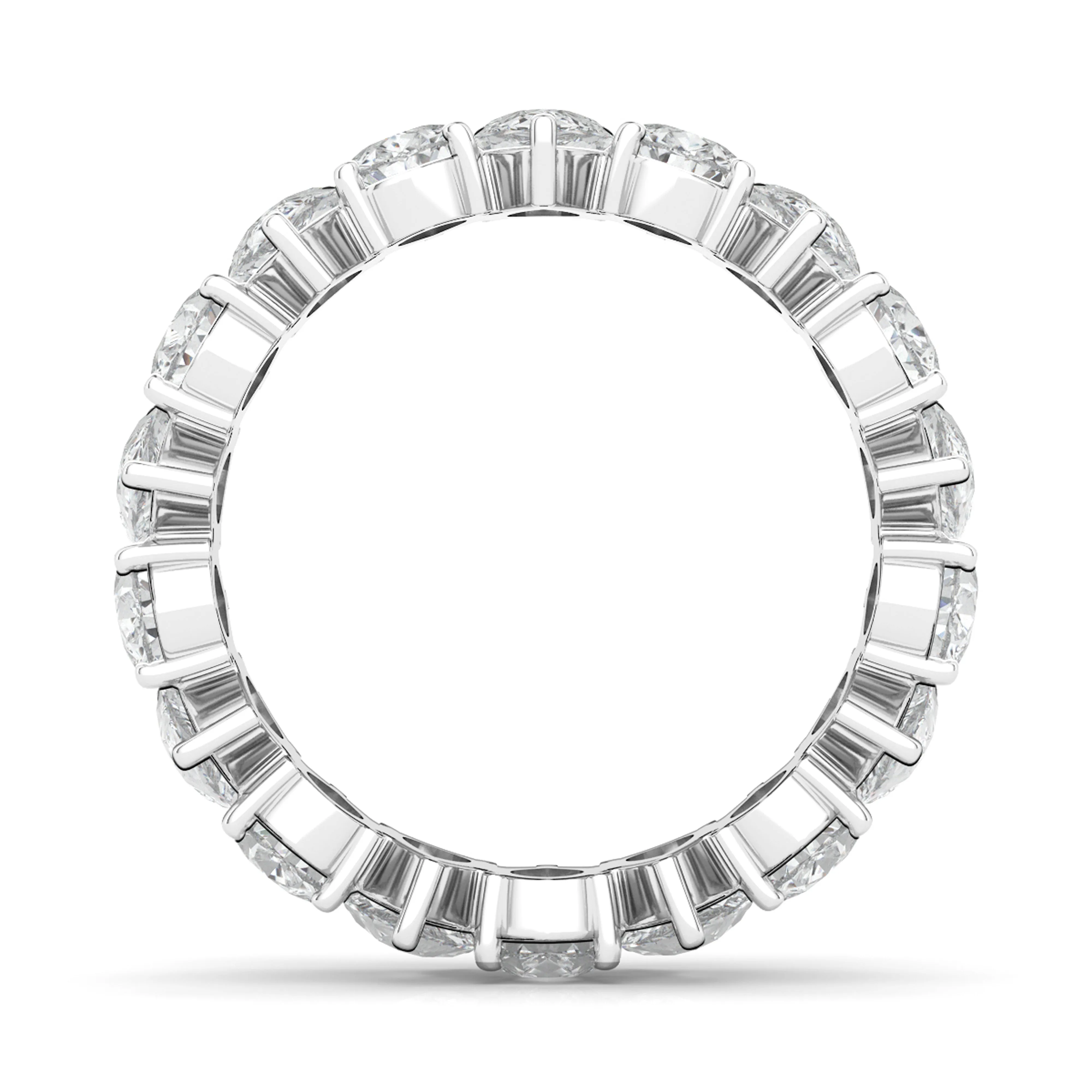 Alternating Pear Diamond Eternity Band