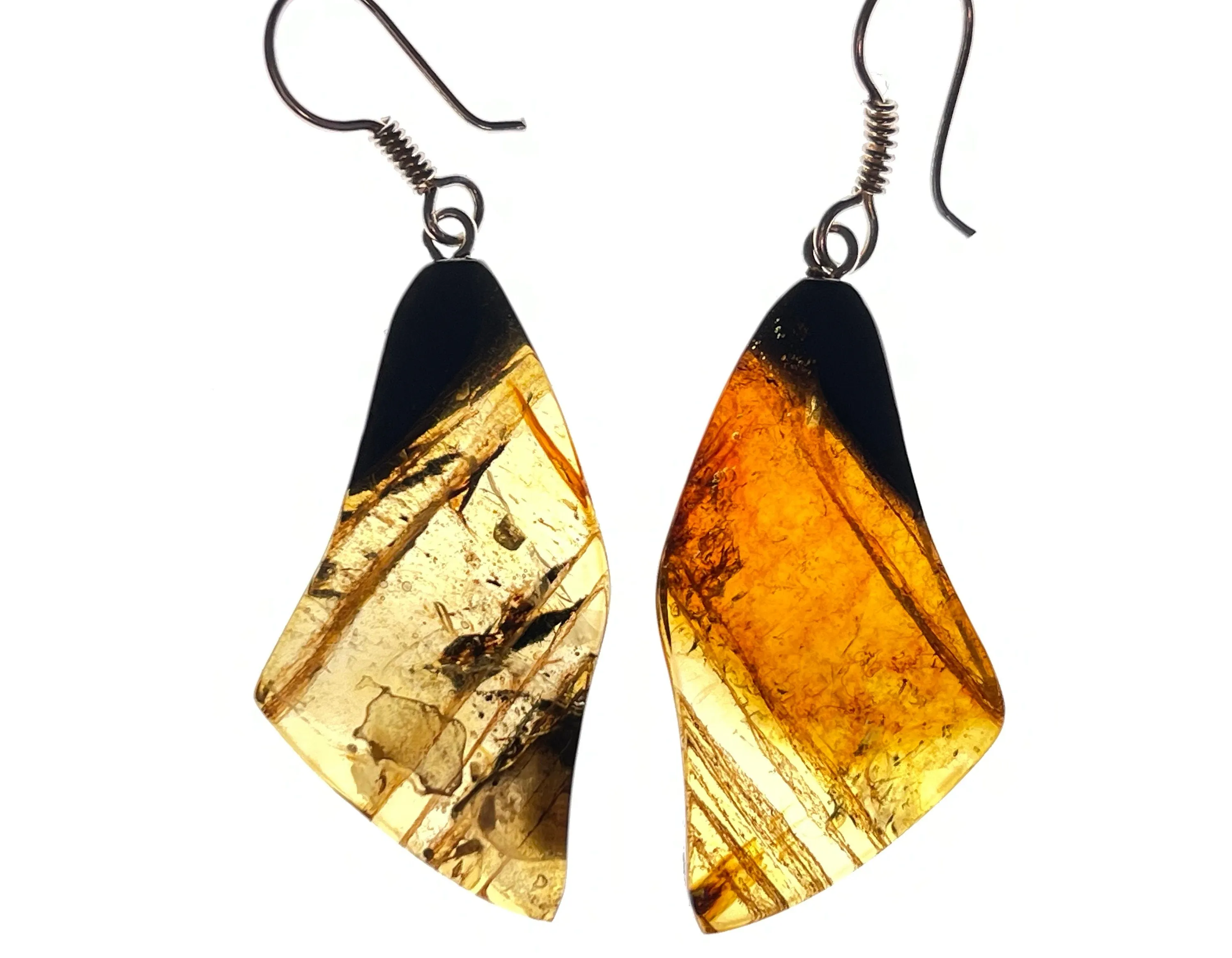 AMBER Crystal Earrings - Statement Earrings, Dangle Earrings, Handmade Jewelry, Healing Crystals and Stones, 50365