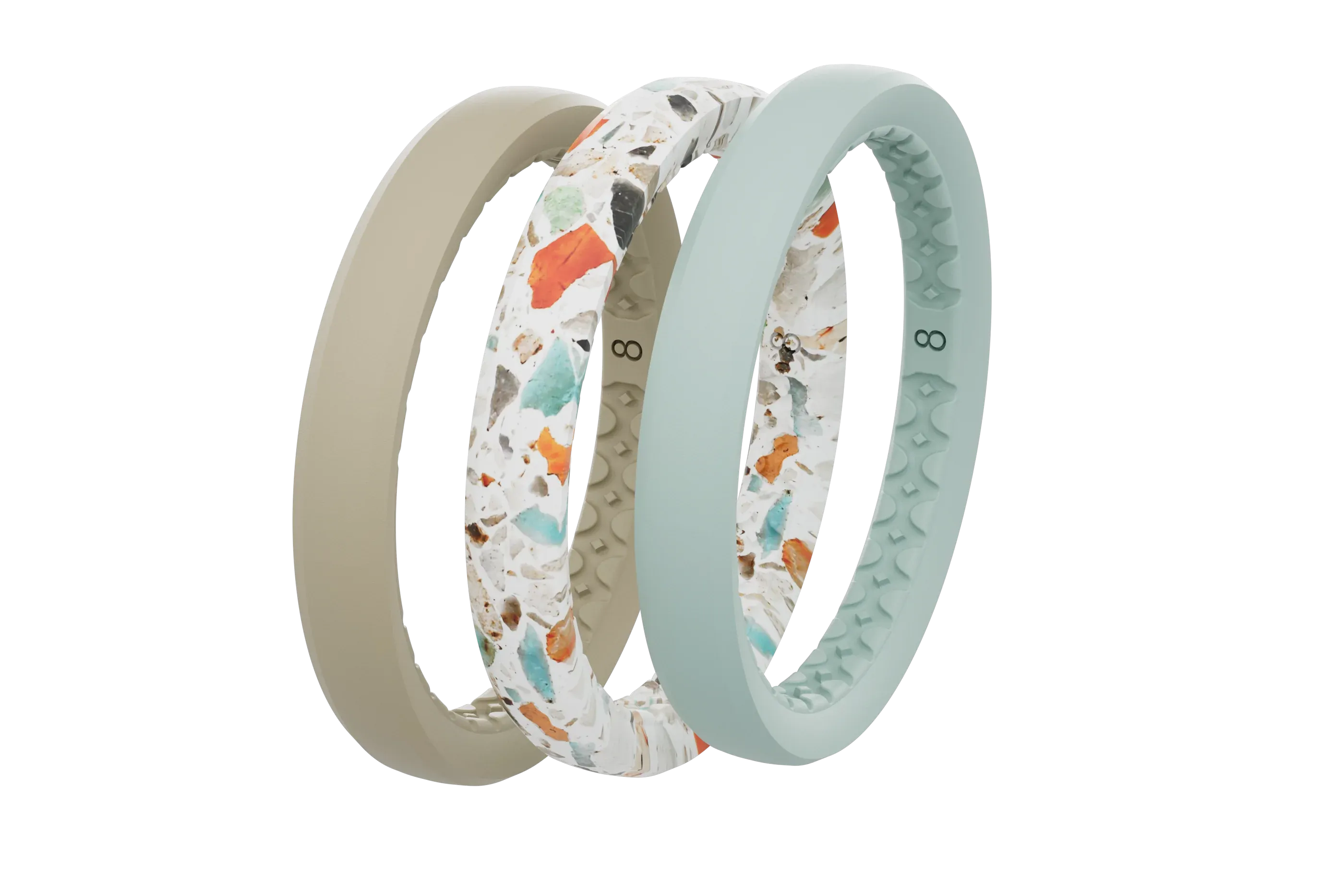 Groove Life Women's Silicone Ring - Stackable (Luna B)
