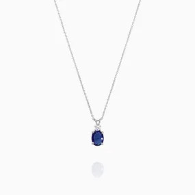 Sapphire and Diamond Pendant