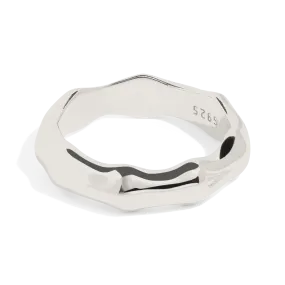 THE BAMBOO RING - sterling silver