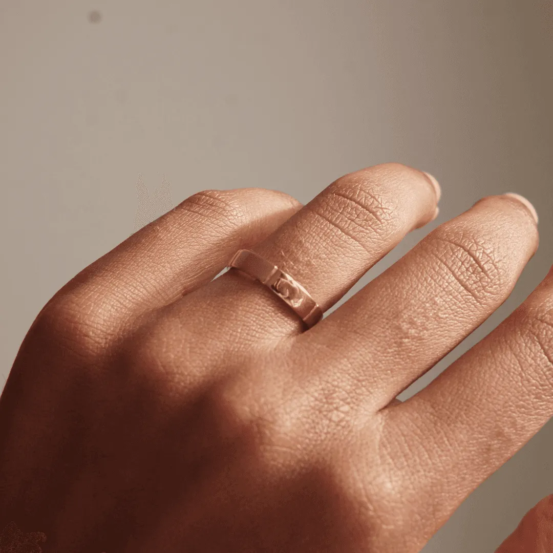 THE IMANI RING - Solid 14k gold